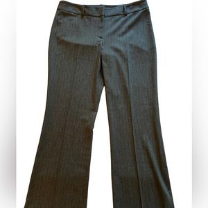 ❤️💜💙💛 Alfani Gray Pinstriped Flare Boot Cut Trouser Pants Size 12